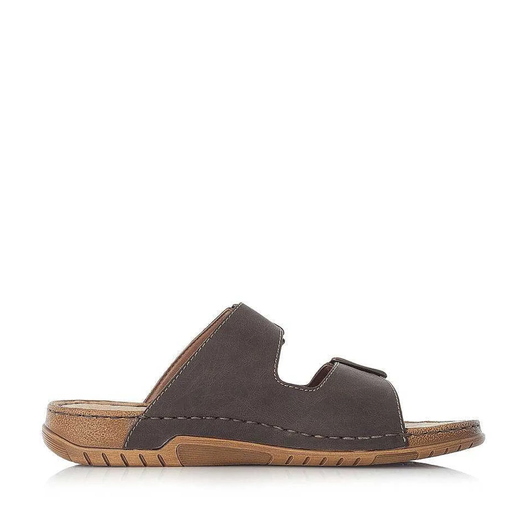Rieker Mules & Slippers-Men'S Mules Brown Gray