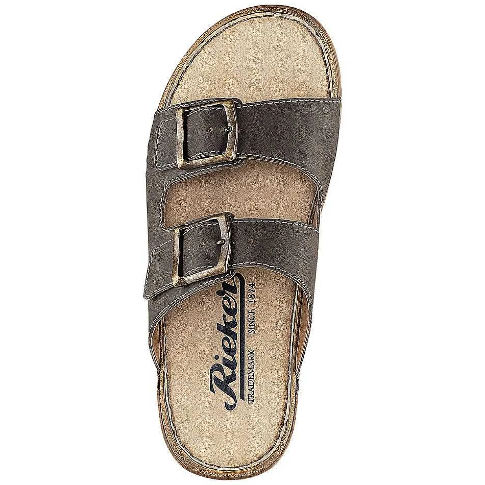 Rieker Mules & Slippers-Men'S Mules Brown Gray