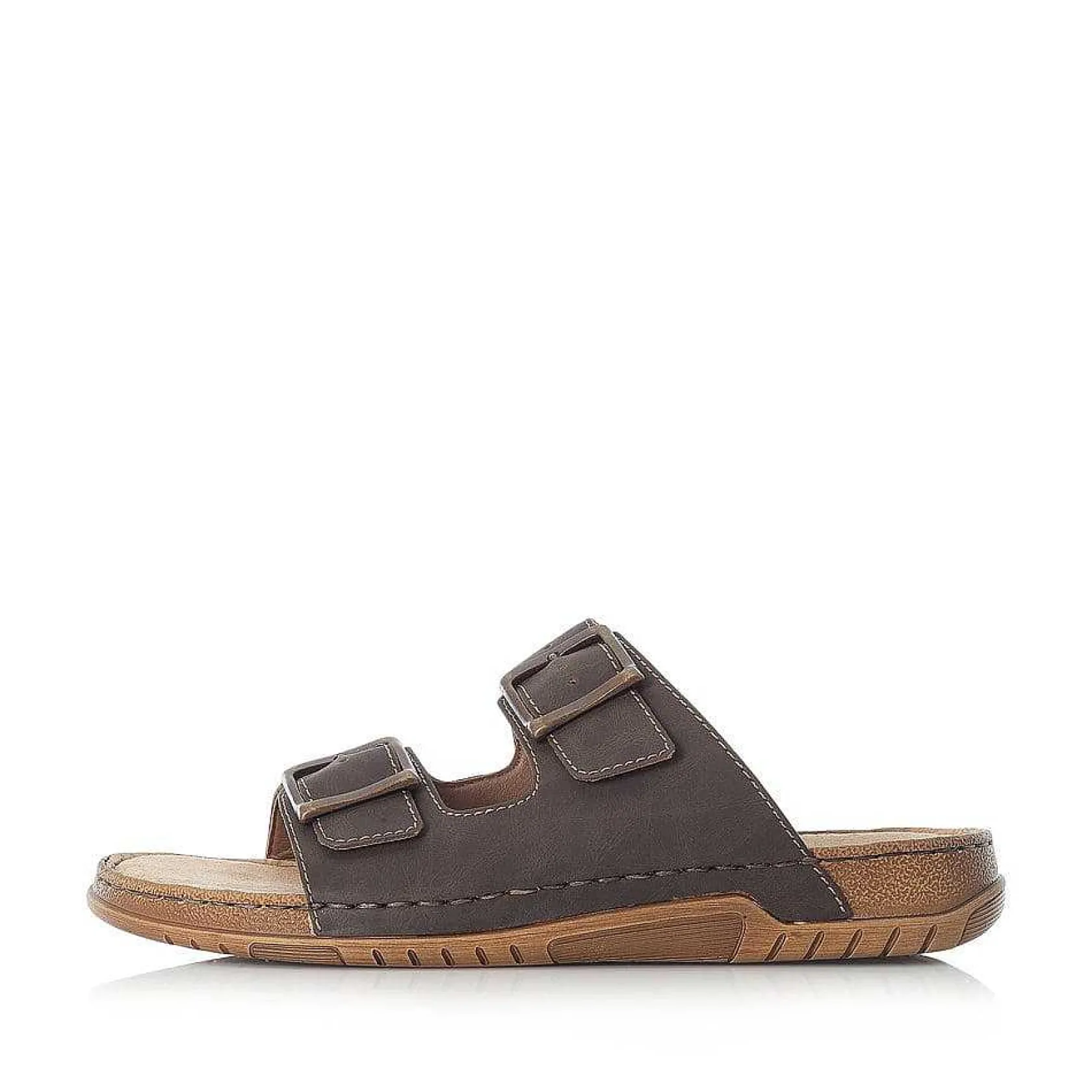 Rieker Mules & Slippers-Men'S Mules Brown Gray