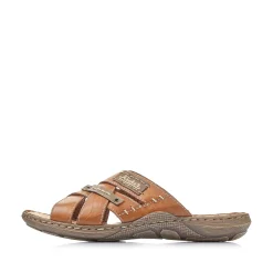 Rieker Mules & Slippers-Men'S Mules Caramel Brown