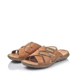 Rieker Mules & Slippers-Men'S Mules Caramel Brown