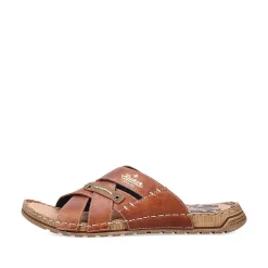 Rieker Mules & Slippers-Men'S Mules Chestnut Brown