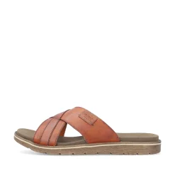 Rieker Mules & Slippers-Men'S Mules Chestnut Brown