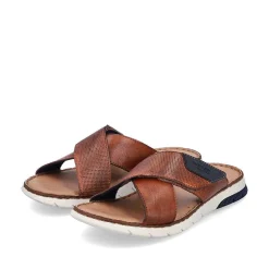 Rieker Mules & Slippers-Men'S Mules Chestnut Brown