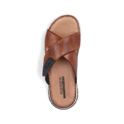 Rieker Mules & Slippers-Men'S Mules Chestnut Brown