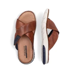 Rieker Mules & Slippers-Men'S Mules Chestnut Brown