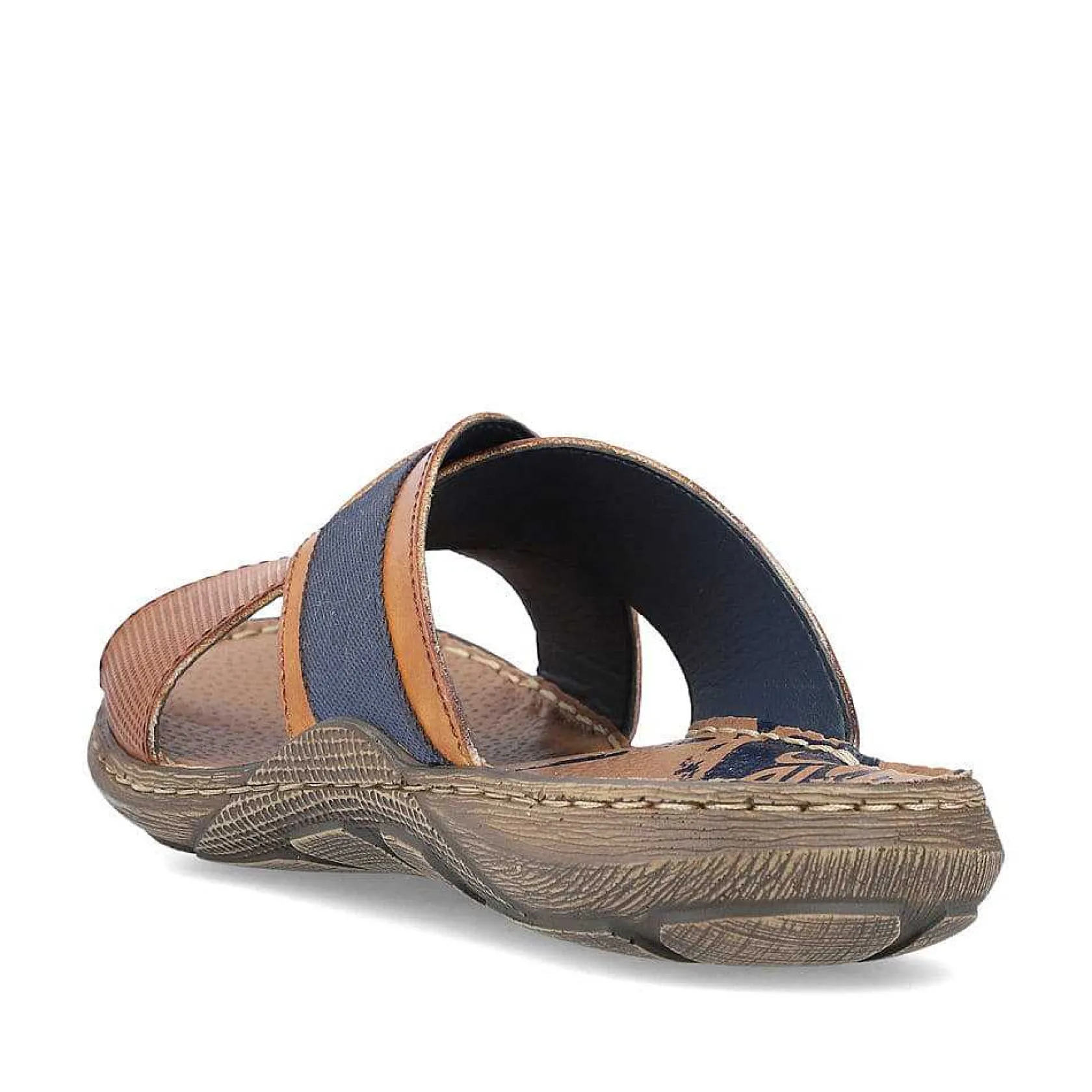 Rieker Mules & Slippers-Men'S Mules Chestnut Brown-Royal Blue