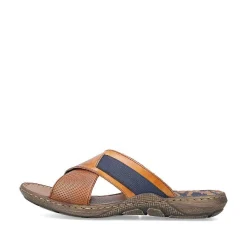 Rieker Mules & Slippers-Men'S Mules Chestnut Brown-Royal Blue