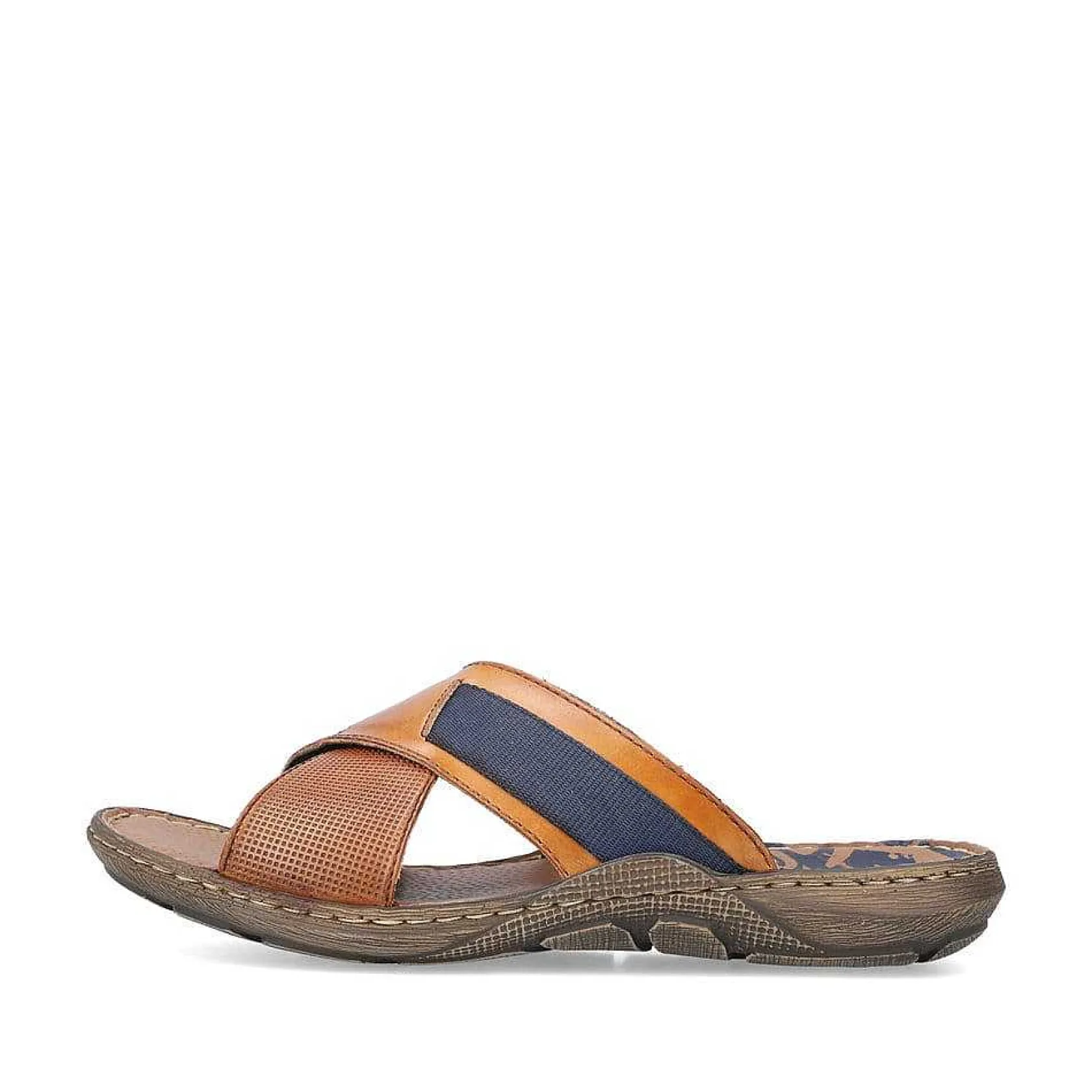 Rieker Mules & Slippers-Men'S Mules Chestnut Brown-Royal Blue