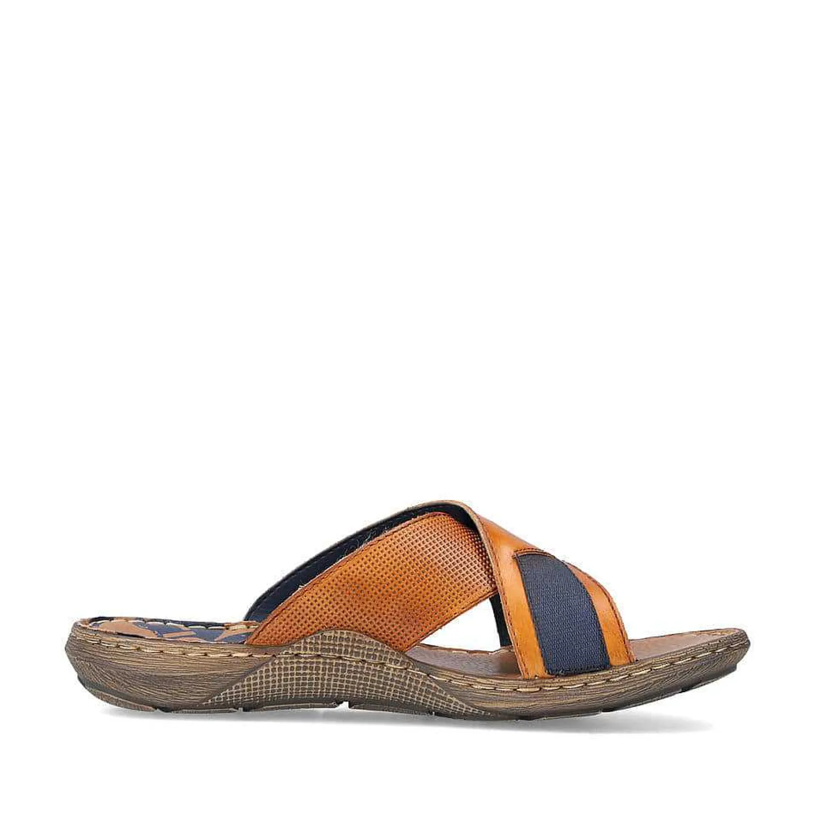 Rieker Mules & Slippers-Men'S Mules Chestnut Brown-Royal Blue