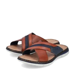 Rieker Mules & Slippers-Men'S Mules Chestnut Brown