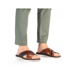 Rieker Mules & Slippers-Men'S Mules Chestnut Brown