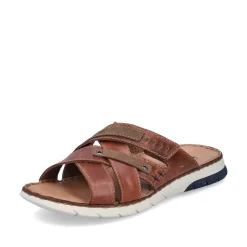 Rieker Mules & Slippers-Men'S Mules Chestnut Brown
