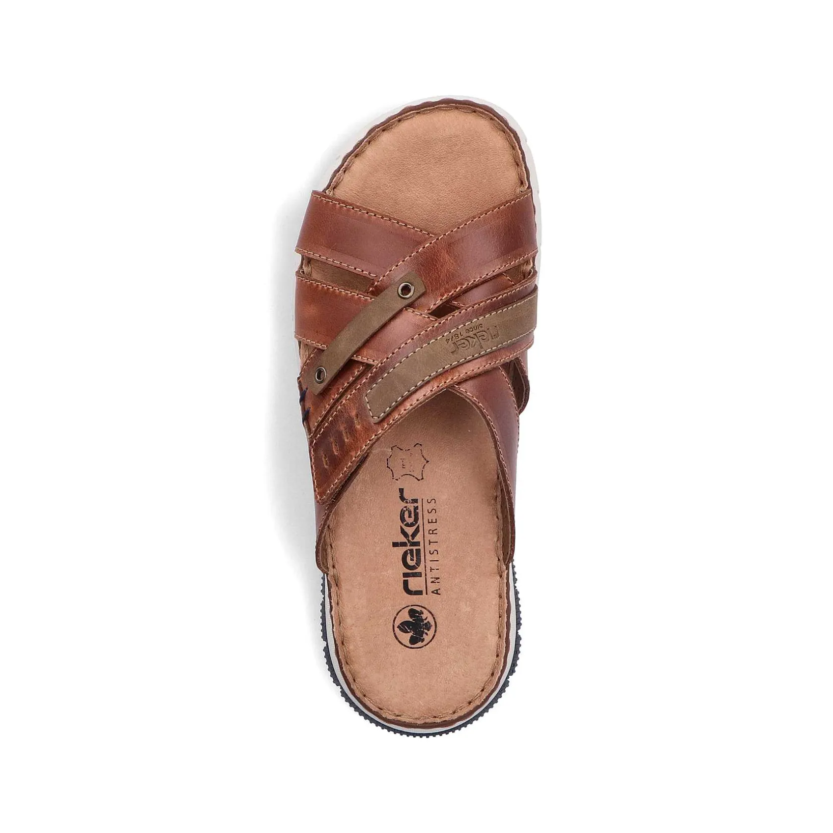 Rieker Mules & Slippers-Men'S Mules Chestnut Brown