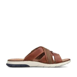 Rieker Mules & Slippers-Men'S Mules Chestnut Brown