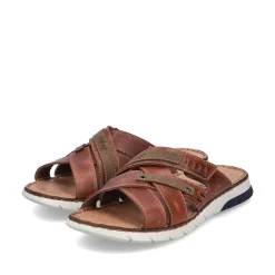 Rieker Mules & Slippers-Men'S Mules Chestnut Brown