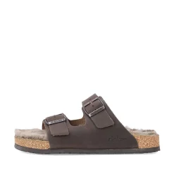 Rieker Mules & Slippers-Men'S Mules Chestnut Brown