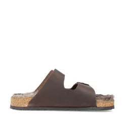Rieker Mules & Slippers-Men'S Mules Chestnut Brown