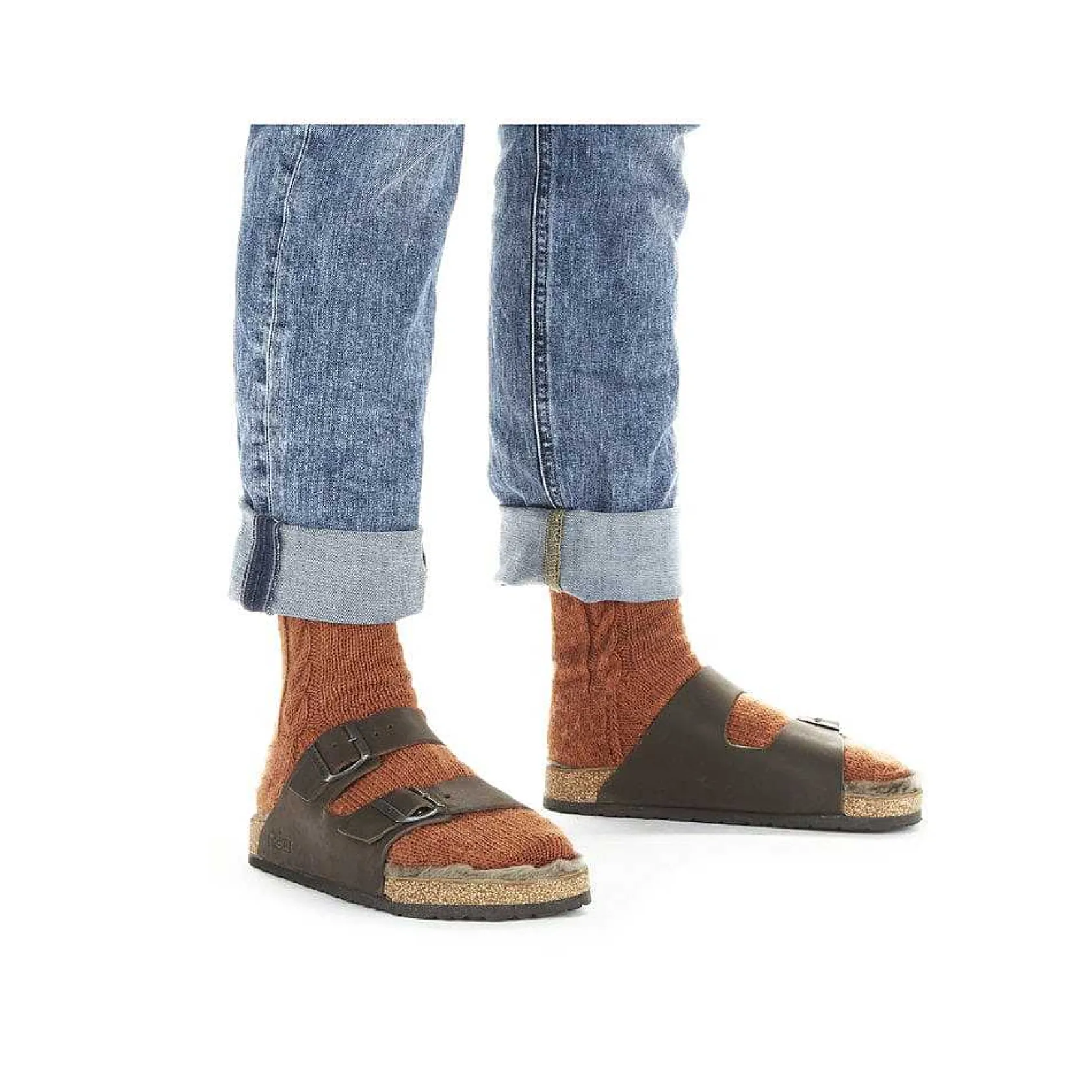 Rieker Mules & Slippers-Men'S Mules Chestnut Brown
