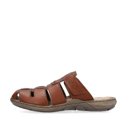Rieker Mules & Slippers-Men'S Mules Chestnut Brown