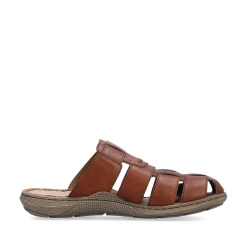 Rieker Mules & Slippers-Men'S Mules Chestnut Brown