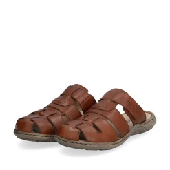 Rieker Mules & Slippers-Men'S Mules Chestnut Brown