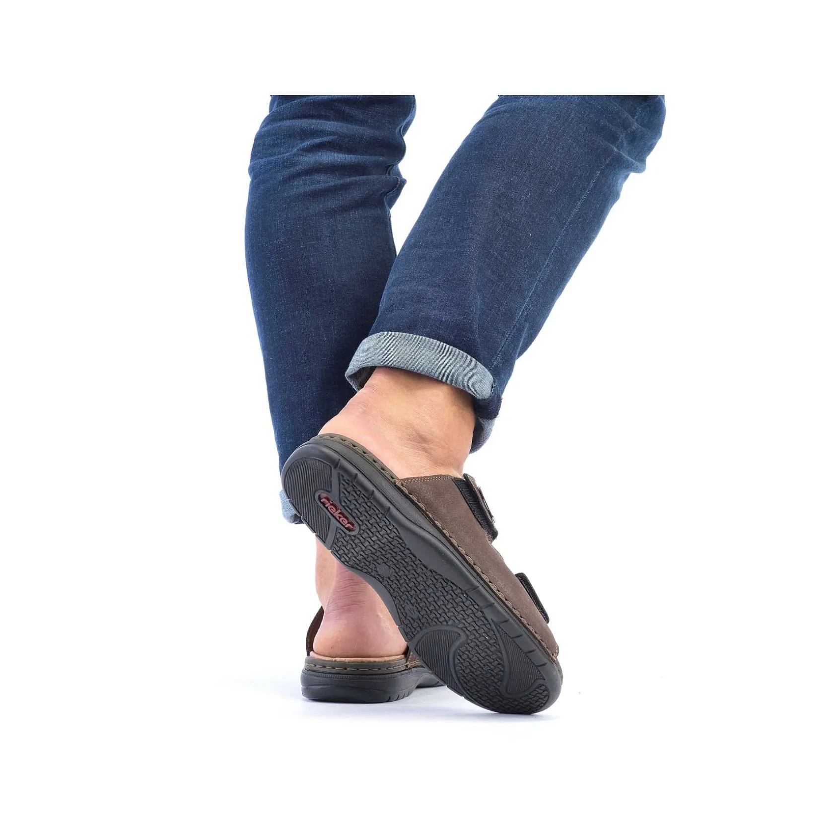 Rieker Mules & Slippers-Men'S Mules Coffee Brown