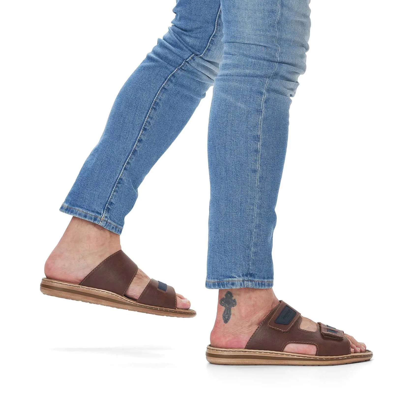 Rieker Mules & Slippers-Men'S Mules Coffee Brown
