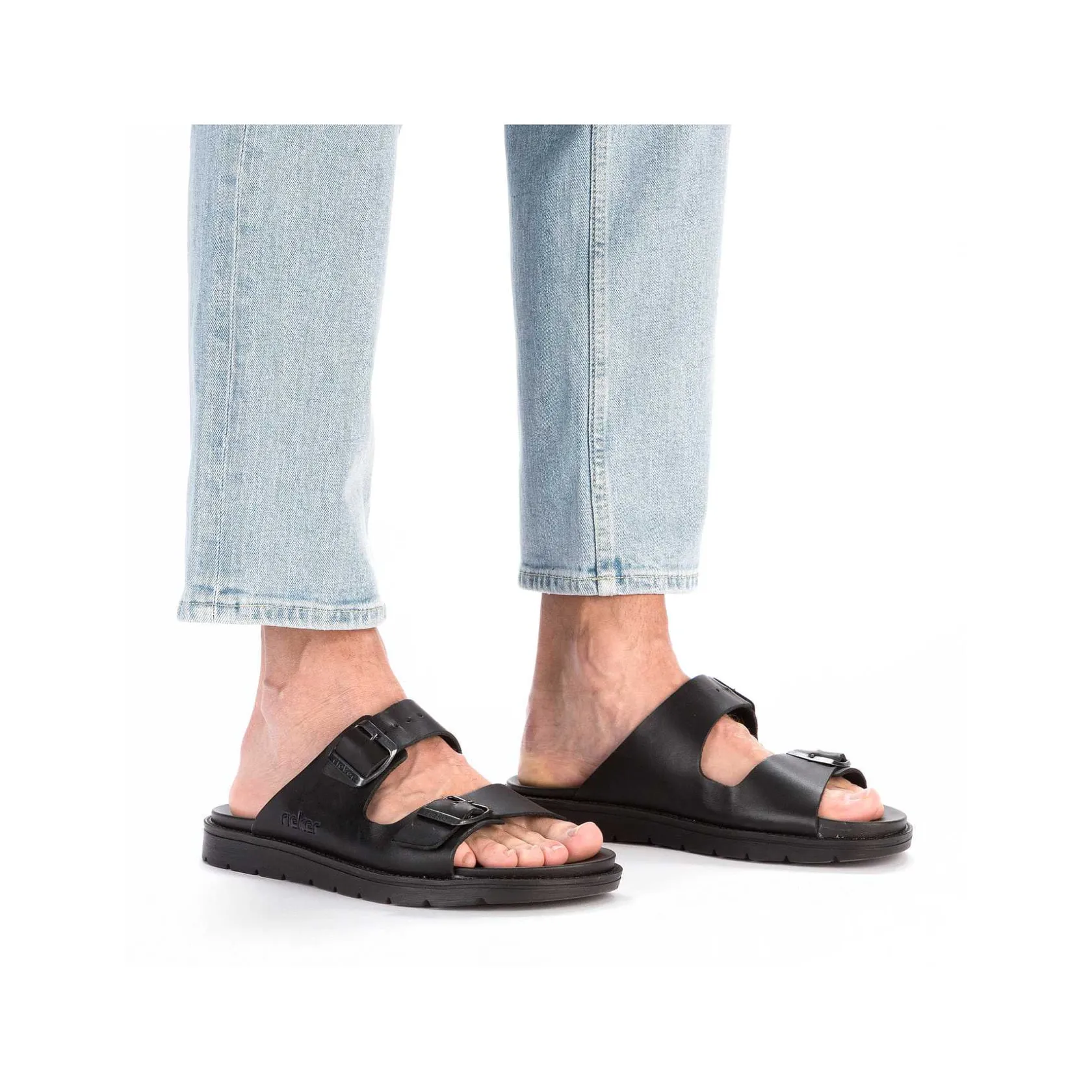Rieker Mules & Slippers-Men'S Mules Deep Black