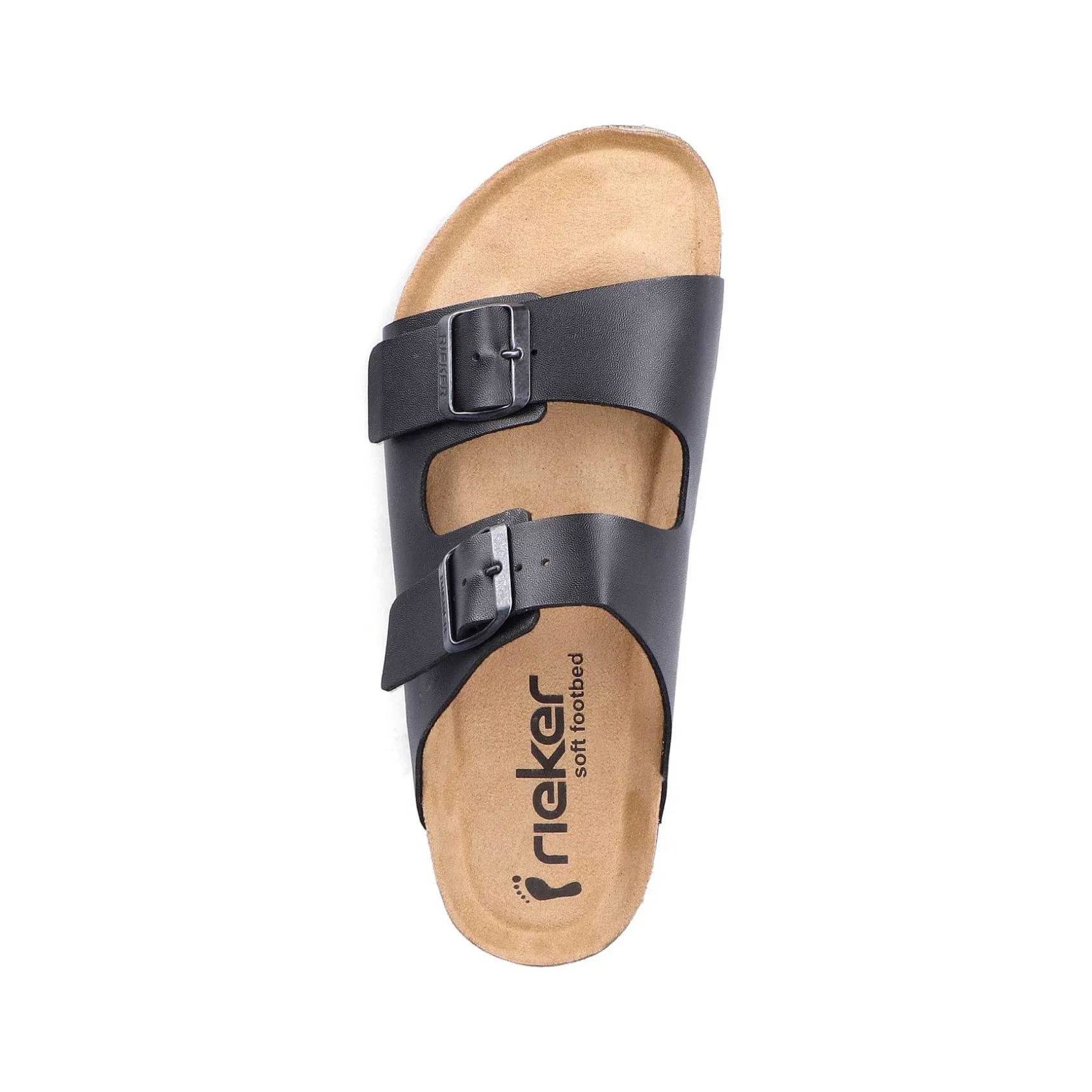 Rieker Mules & Slippers-Men'S Mules Glossy Black