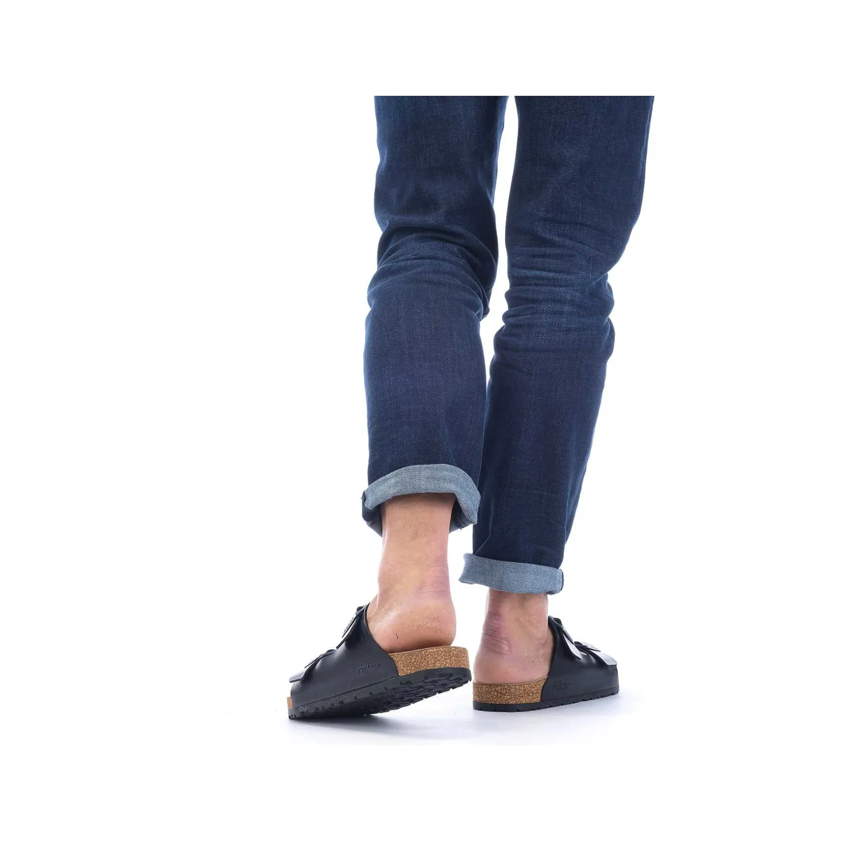 Rieker Mules & Slippers-Men'S Mules Glossy Black