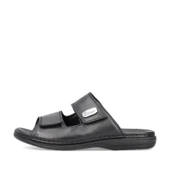 Rieker Mules & Slippers-Men'S Mules Glossy Black