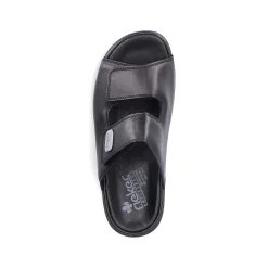 Rieker Mules & Slippers-Men'S Mules Glossy Black