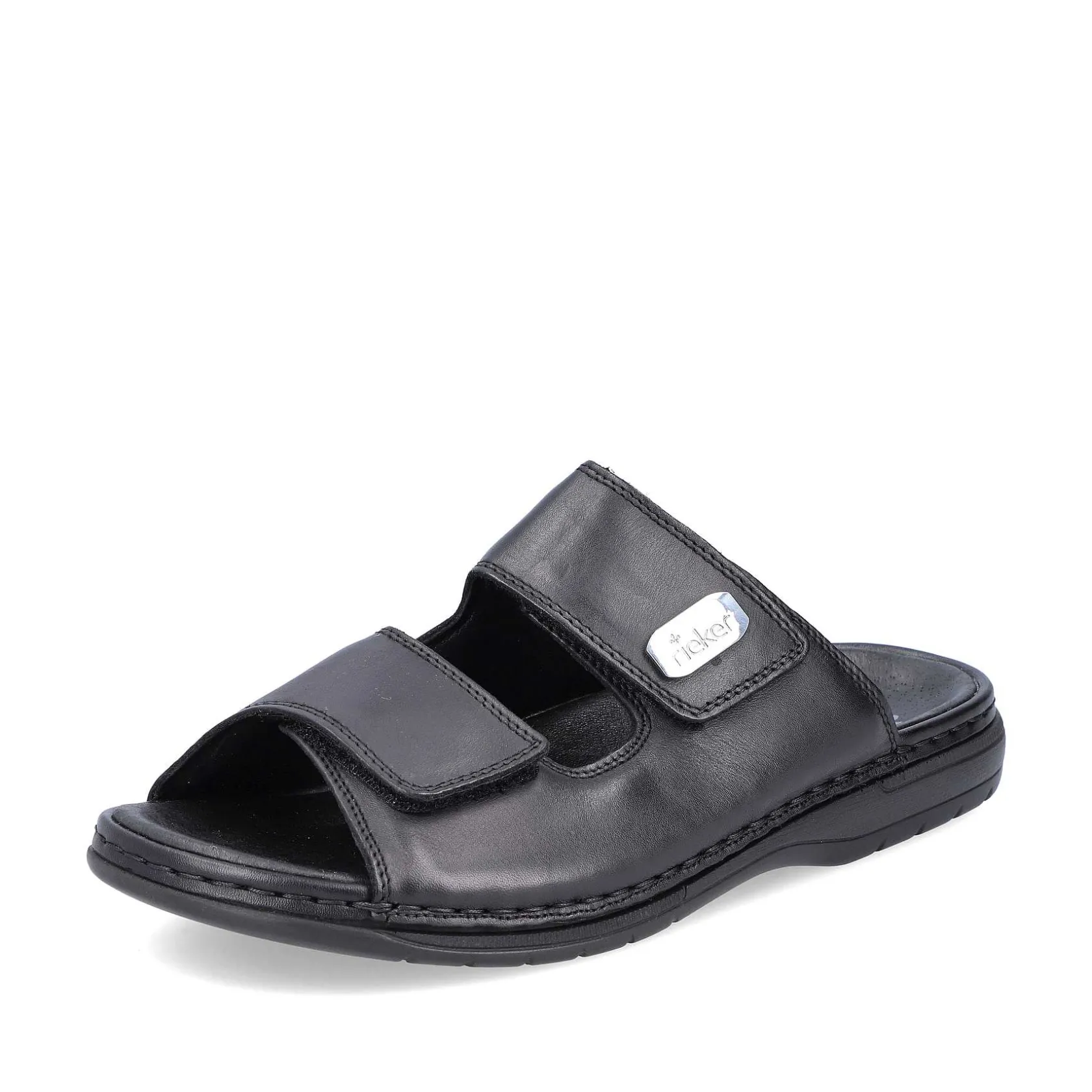 Rieker Mules & Slippers-Men'S Mules Glossy Black