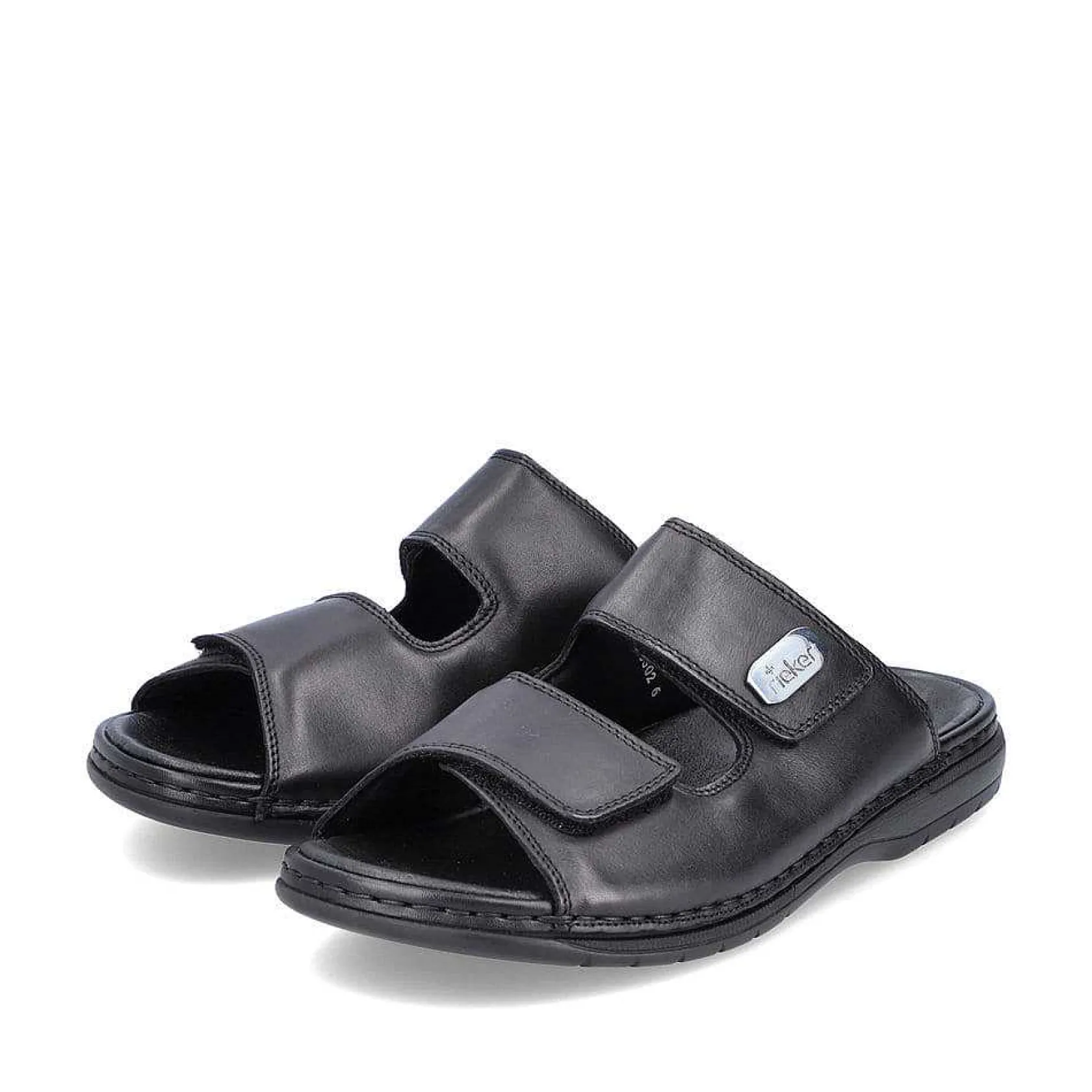 Rieker Mules & Slippers-Men'S Mules Glossy Black
