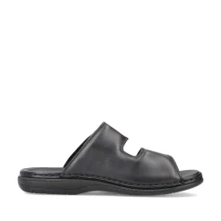 Rieker Mules & Slippers-Men'S Mules Glossy Black