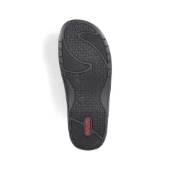 Rieker Mules & Slippers-Men'S Mules Glossy Black