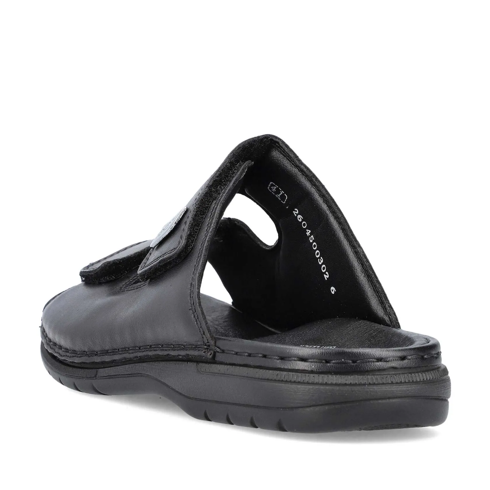 Rieker Mules & Slippers-Men'S Mules Glossy Black