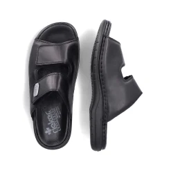 Rieker Mules & Slippers-Men'S Mules Glossy Black