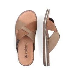 Rieker Mules & Slippers-Men'S Mules Light Brown