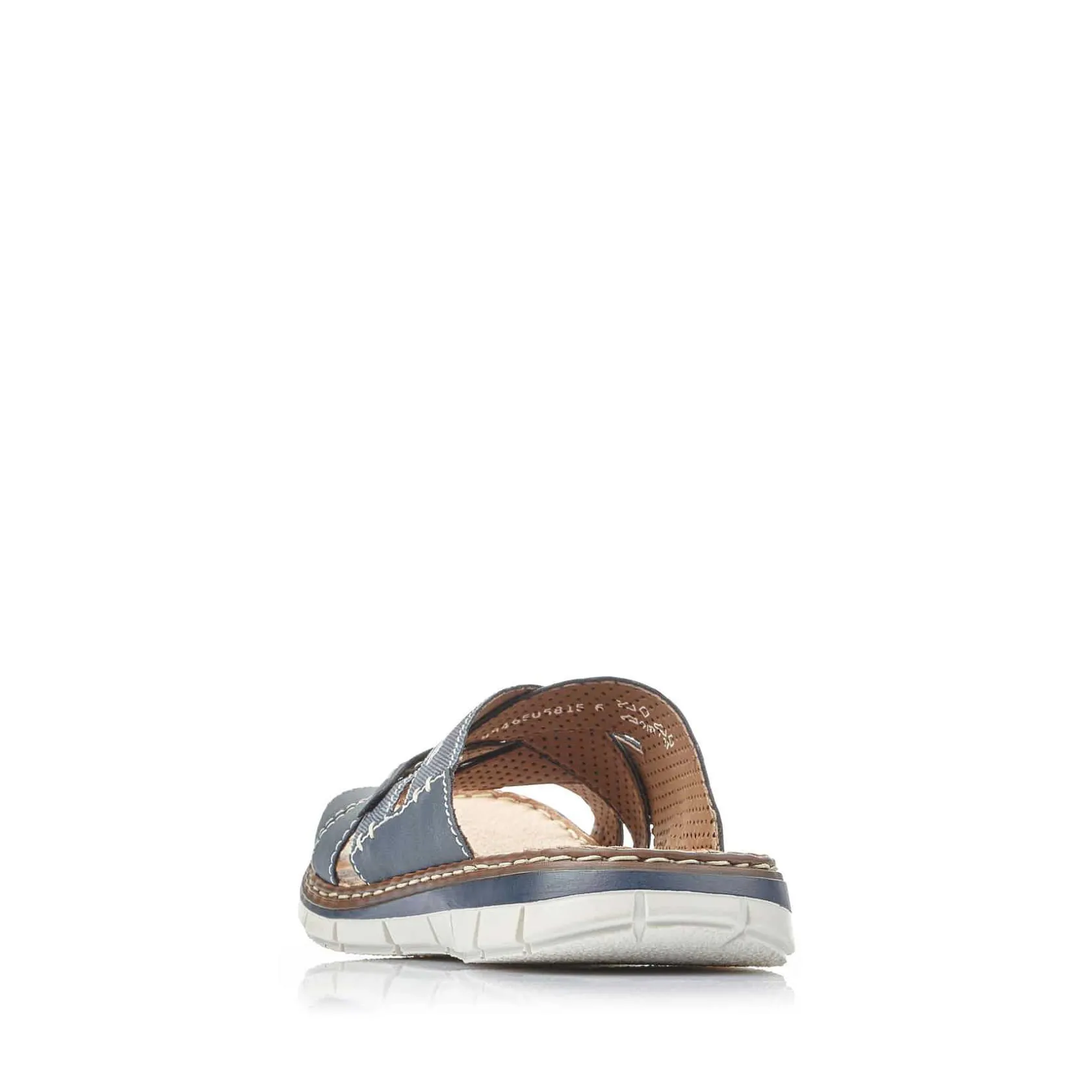 Rieker Summer Shoes-Men'S Mules Navy Blue