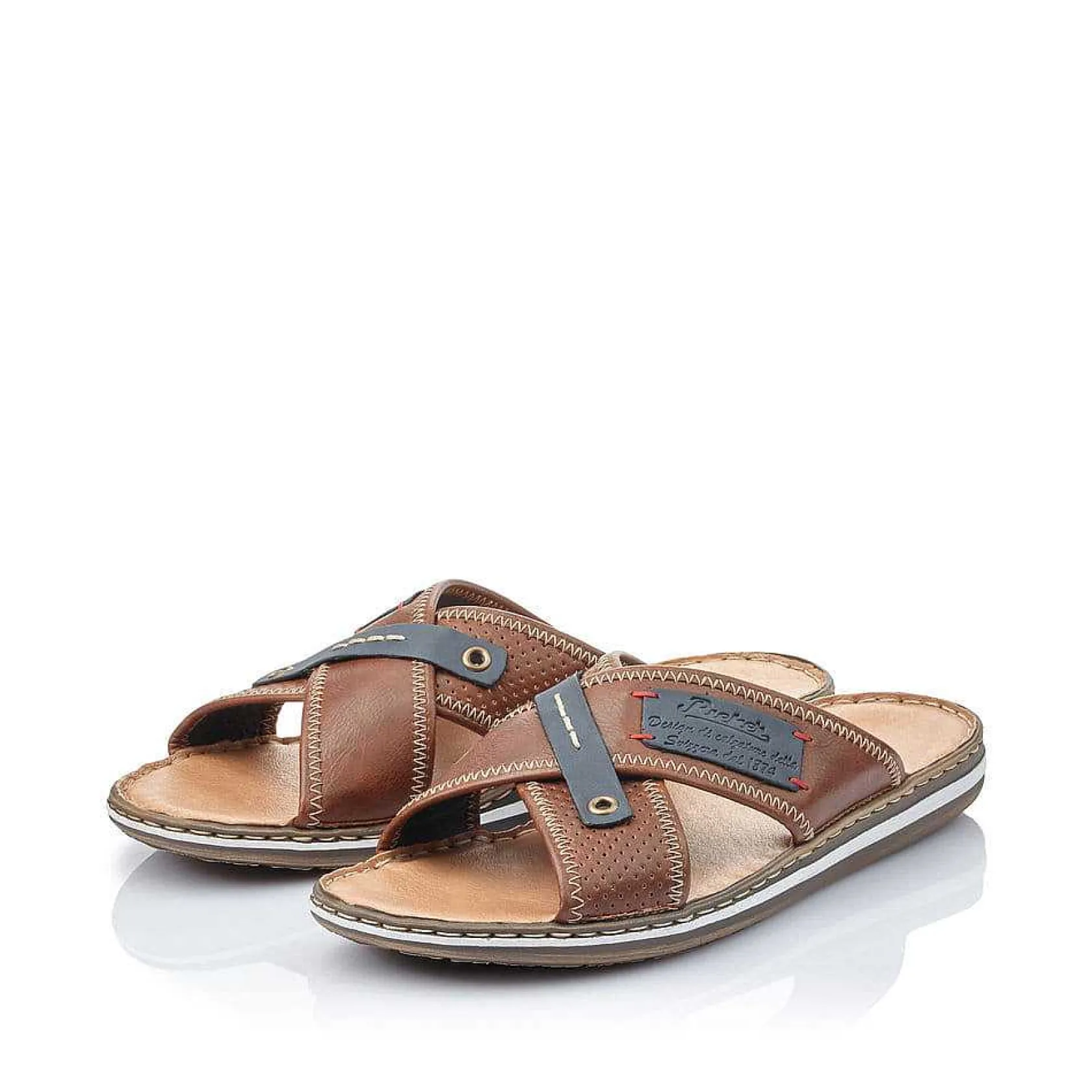 Rieker Mules & Slippers-Men'S Mules Nougat Brown