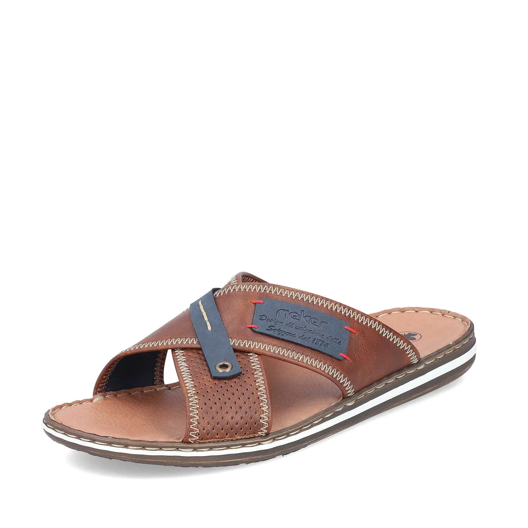 Rieker Mules & Slippers-Men'S Mules Nougat Brown