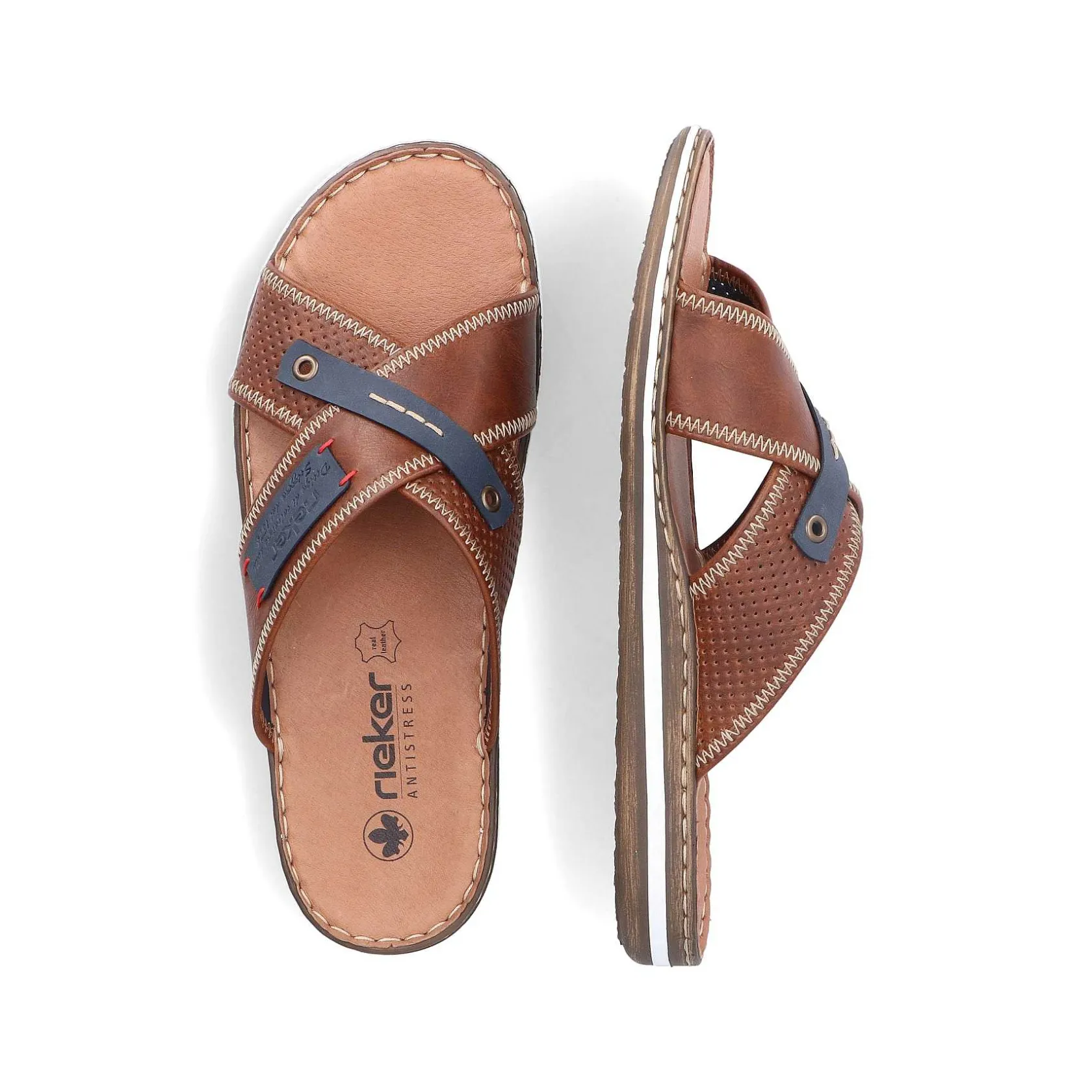 Rieker Mules & Slippers-Men'S Mules Nougat Brown