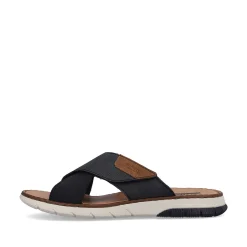 Rieker Summer Shoes-Men'S Mules Ocean Blue