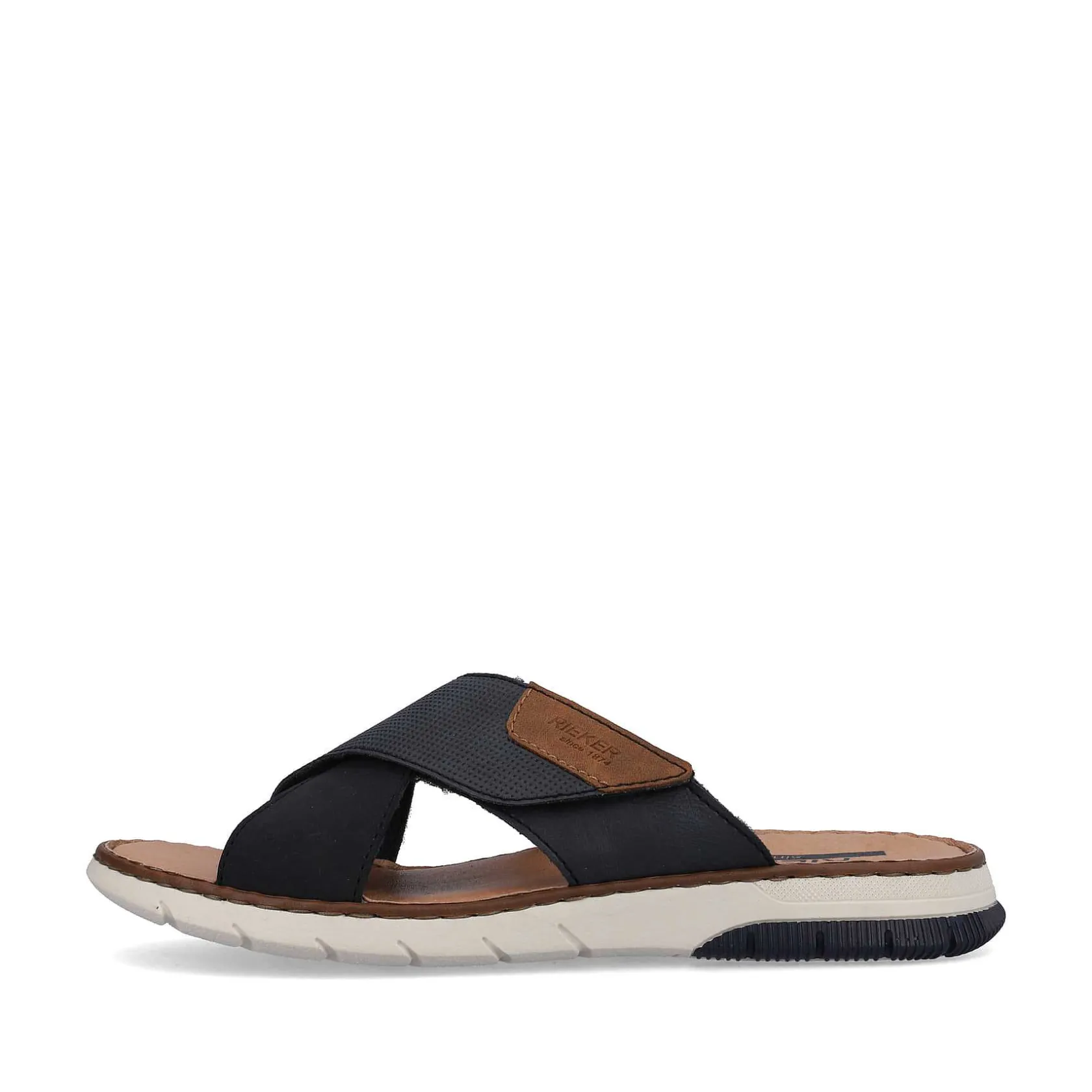 Rieker Summer Shoes-Men'S Mules Ocean Blue