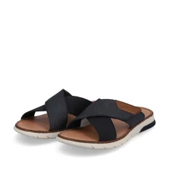 Rieker Summer Shoes-Men'S Mules Ocean Blue