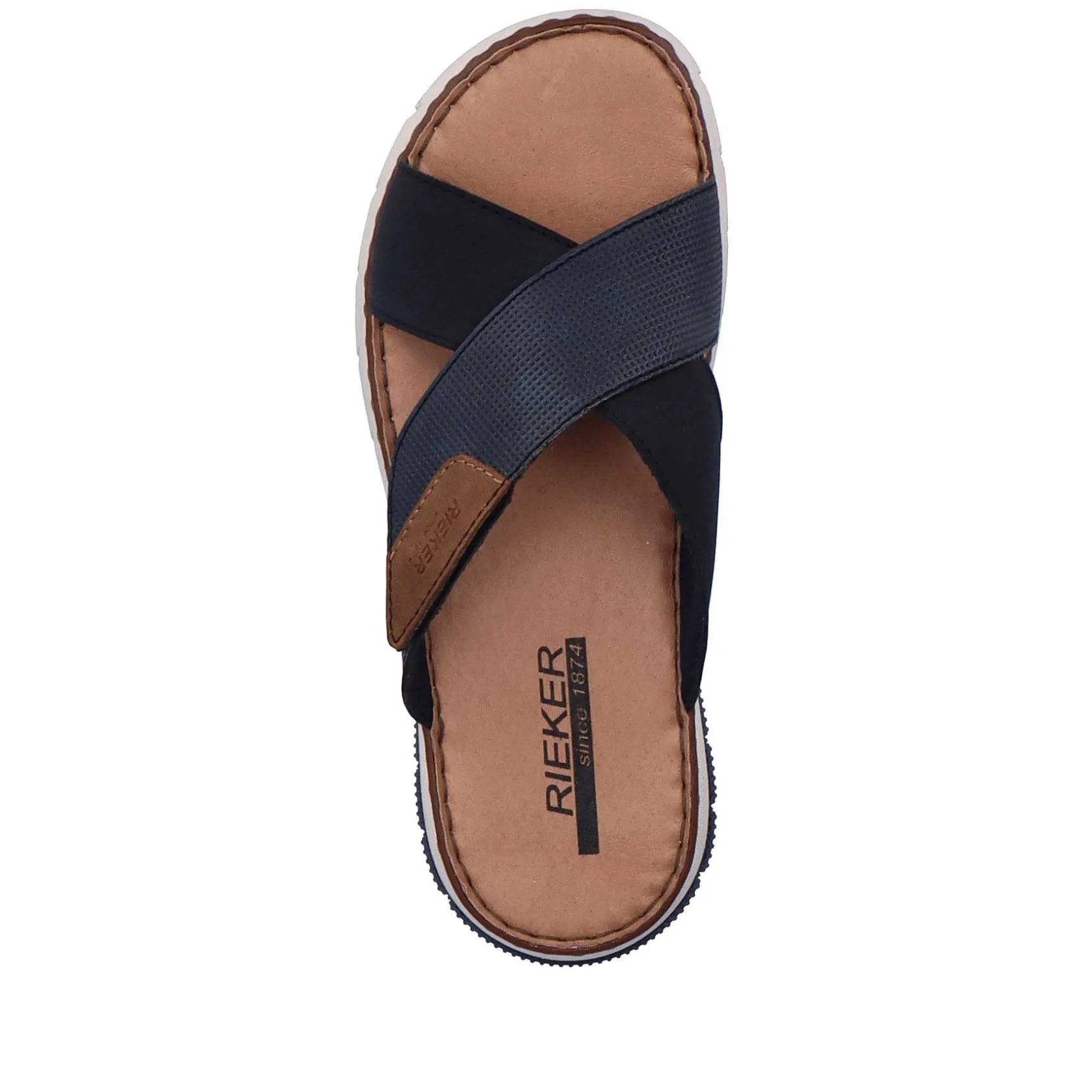 Rieker Summer Shoes-Men'S Mules Ocean Blue