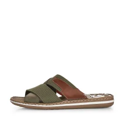 Rieker Mules & Slippers-Men'S Mules Olive Green