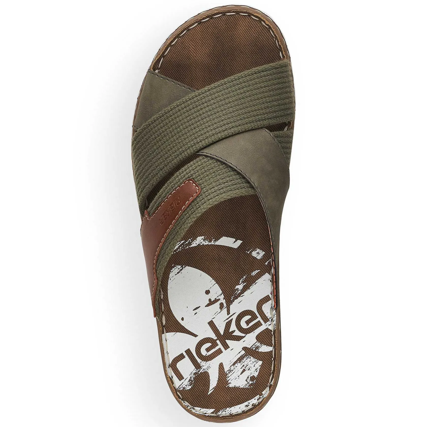 Rieker Mules & Slippers-Men'S Mules Olive Green